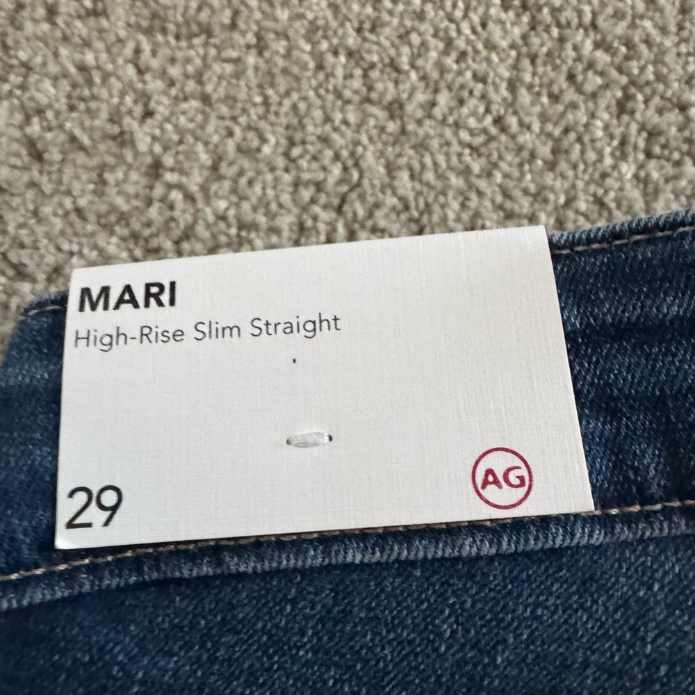 AG Adriano Goldschmied Women's Straight Leg Jeans - Dark Blue